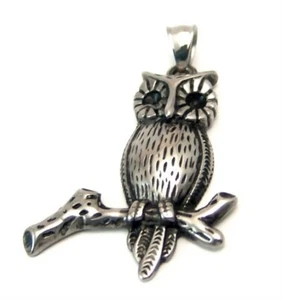 Eule Anhänger Edelstahl Chirurgenstahl hypoallergen  - Bild 1 von 3