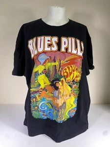 Blues Pills Live Over Europe 2015 Tour T-Shirt Used - Size XL - Picture 1 of 12