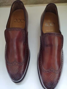 LUXURY $1498 BROOKS BROTHERS CORDOVAN 200 ANNIVERSARY LOAFERS 8,5 D. BRAND NEW - Picture 1 of 9