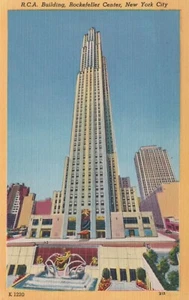 RCA Building - Rockerfeller Center - New York, New York - unposted linen - Picture 1 of 3