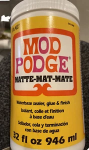 Mod Podge Waterbase Sealer, Glue and Finish (32-Ounce)- Matte Finish NEW! - Picture 1 of 1