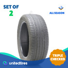 Set of (2) Used 255/50R20 Goodyear Assurance Finesse 105T - 6/32