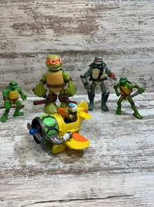 Teenage Mutant Ninja Turtles Figures TMNT Viacom Lot of 5 Toy VTG  - Picture 1 of 9