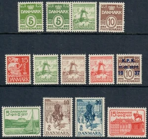 DINAMARCA. 1937. Juego Año, 12 Sellos (PK2380) - Imagen 1 de 1