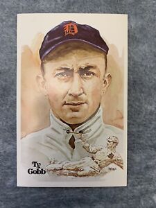TY COBB - BEAUTIFUL UNSIGNED PEREZ STEELE POST CARD! Limited! Rare! Nice!!!