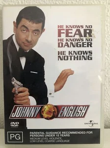 JOHNNY ENGLISH DVD THE ORIGINAL ROWAN ATKINSON GENUINE R 4 NEW - Picture 1 of 2