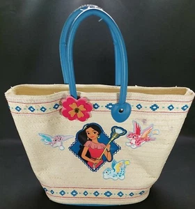 Disney Store Elena of Avalor Princess Straw Summer Swim Bag Beach Fun - Picture 1 of 6
