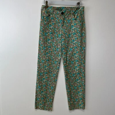 Pantalón Disney Niña 14 R Juvenil D Firmado Floral Rosa Botón 5 Bolsillos 29x28 Núcleo No Foto 1 de 4