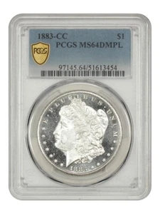 1883 CC Morgan Dollar PCGS 64 DMPL Secure Free Shipping USA Only (48) - Picture 1 of 4