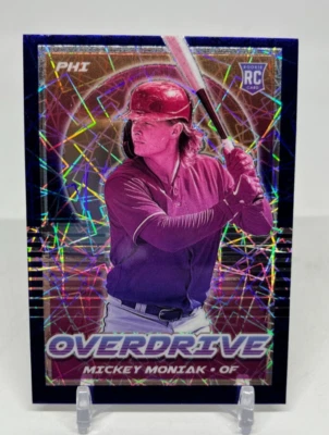 2021 Panini Chronicles Mickey Moniak Overdrive #10 Blue Velocity RC - Image 1 of 2
