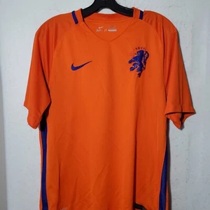 Camiseta Nike Nederland Países Bajos Hombre Grande Holandesa KNVB Naranja Manga Corta - Imagen 1 de 11
