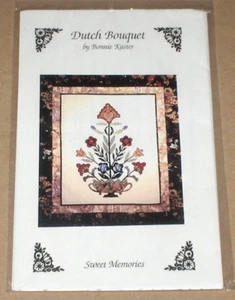 1998 Sweet Memories "Dutch Bouquet" Blumen Quilt Muster 25x29" - Bild 1 von 2