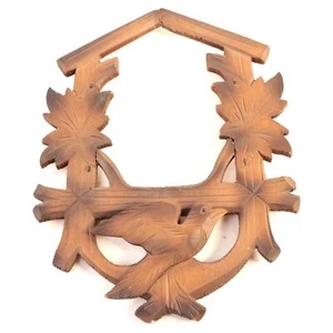 Cuckoo Clock Case Frame with Bird 10 inches tall - YP765 - Picture 1 of 2
