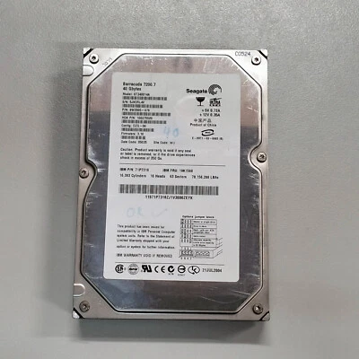 Seagate Barracuda 40GB 3.5" IDE HDD ATA/100 7200 RPM 2MB ST340014A 9W2005-076 - Image 1 of 4