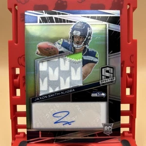 2023 Spectra JAXON SMITH-NJIGBA RC RPA PATCH/AUTO 9/60 Seahawks - Picture 1 of 4