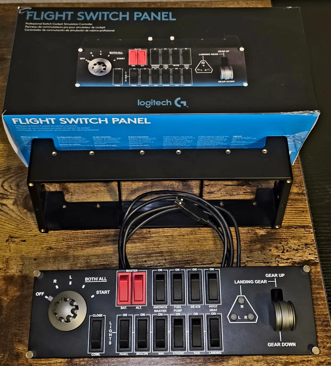Logitech Flight Instrument Panel Video Game Controllers for sale