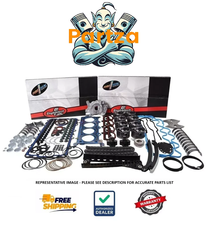 Engine Rebuild Kit Fits 2007-2014 Chevy Silverado Yukon Denali 6.2L LS VIN 2,8 - Imagem 1 de 4