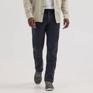 Wranglers Men's ATG Straight Fit Fleece Lined 5-Pocket Pants - Picture 1 of 15