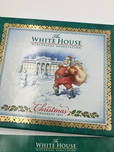 White House Historical Association Weihnachtsschmuck 2011 in Box mit Broschüre LotD - Bild 1 von 3