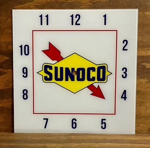 Cara de repuesto de vidrio cuadrado Sunoco de 15" para reloj Pam ENVÍO GRATUITO - Imagen 1 de 1