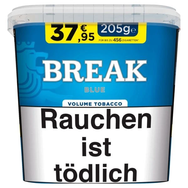 2 x 195g BREAK Blue Blau Volumentabak Eimer - Bild 1 von 1
