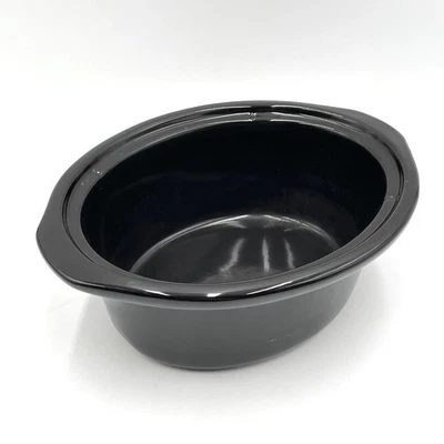 Olla de cocción lenta Crock Pot SCCPVP609-S tipo SC45 SOLO INSERTO DE OLLA DE CERÁMICA negra Foto 1 de 3