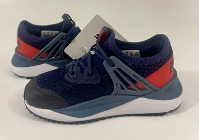 NEW PUMA Pacer Future Alternate Closure Shoe Sneaker Sz 7C Blue Red Toddler Boy - Image 1 of 4