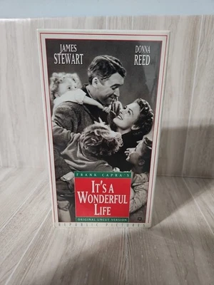 It’s A Wonderful Life VHS, 1946 Original Uncut Version  SEALED Christmas  - Image 1 of 4