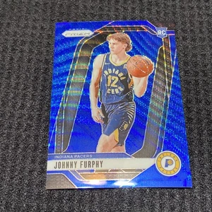 2024-25 Panini Prizm Johnny Furphy #237 RC Rookie Blue Wave /125 AF49 - Picture 1 of 3