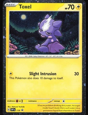 Toxel 119 Pokemon SV: Scarlet & Violet Promo Cards Promo NM - Image 1 of 2