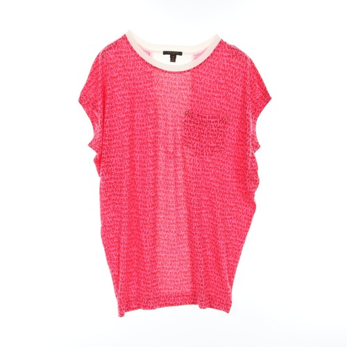 LOUIS VUITTON（LV） 【Tops】Tunica Louis Vuitton modello all over cotone polinosico rosa rosso bianco