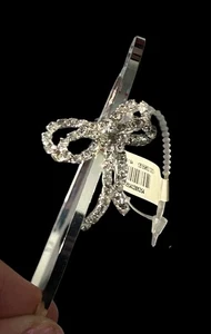 River Island Rhinestone Pretty Bow  Special Occasion Girl Woman Headband - Picture 1 of 4