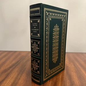 Canterbury Tales Franklin Library 1981 Hardcover Book - Geoffrey Chaucer - Picture 1 of 11