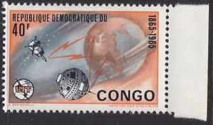 Congo 1965 40 Francs ITU Telecom Satellites Sg-580 MNH OG - US Seller - Picture 1 of 1