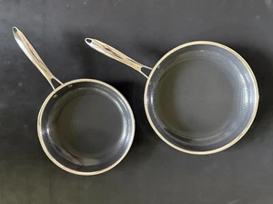 HexClad Hybrid Nonstick 12" + 10" Frying Pan Set - NEW - Warranty Replacement! - Picture 1 of 24