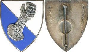 6° Division Blindée, émail, grand modèle, E.MARDINI, 5 Rue Chapon, PARIS (7523) - Imagen 1 de 1