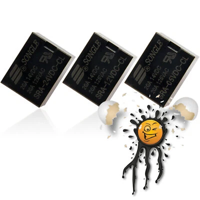 Songle SRA-CL Mini relè SRA-5VDC-CL SRA-12VDC-CL SRA-24VDC-CL 14VDC 125VAC 20A