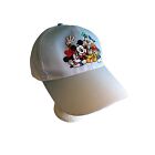 Disney Blue Ombre Embroidered Mickey Minnie Goofy Donald Pluto Hat Cap Adj
