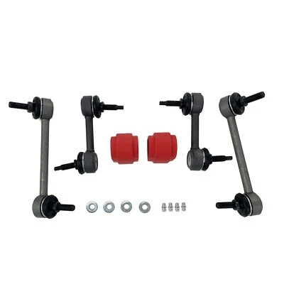 6×Front/Rear Sway Bar Links & Bushings Set For 04-12 GMC Canyon Colorado Isuzu Foto 1 de 3
