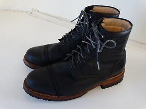 Wilcox Fairfax Boots Black Matte Leather Goodyear Welt Laced Men’s Size 13