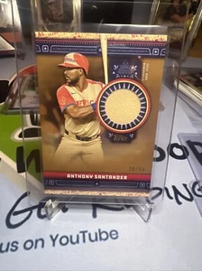 2024 Topps Update All-Star Stitches Anthony Santander #ASR-SAN Gold Relic 20/50 - Picture 1 of 3