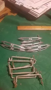 Vintage lot of 15 - 1940's 50's Craft Boat Bow Chrome /nickle Tie Down Cleat - Picture 1 of 4