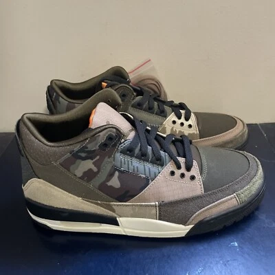 Men Size 9 - Jordan 3 Retro Patchwork 2021 Box No Lid - Image 1 of 4