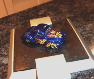 2015 Hot Wheels '41 Willys HW Flames Blue Diecast 1:64  Race Car - Picture 1 of 5
