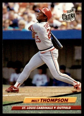 1992 Fleer Ultra #272 Milt Thompson St. Louis Cardinals - Image 1 of 2