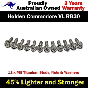 Titanium Intake Manifold Stud Kit For Holden Commodore VL RB30 - Picture 1 of 4