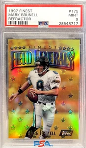 1997 Finest MARK BRUNELL Gold Ref PSA 9 Mint!!! UW Jaguars - Picture 1 of 1