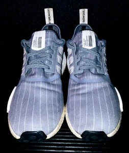 ADIDAS X BEDWIN & THE HEARBREAKERS NMD_R1 GREY PIN STRIPE. UK 10 ART NUM: BB3123 - Picture 1 of 15