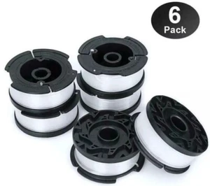 Replacement for - BLACK+DECKER AF-100-3ZP 30ft .065" Trimmer Spool, 6-Pack - Picture 1 of 2