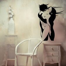 Love theme wall decals couple bedroom decoration girl kiss decals fashionable